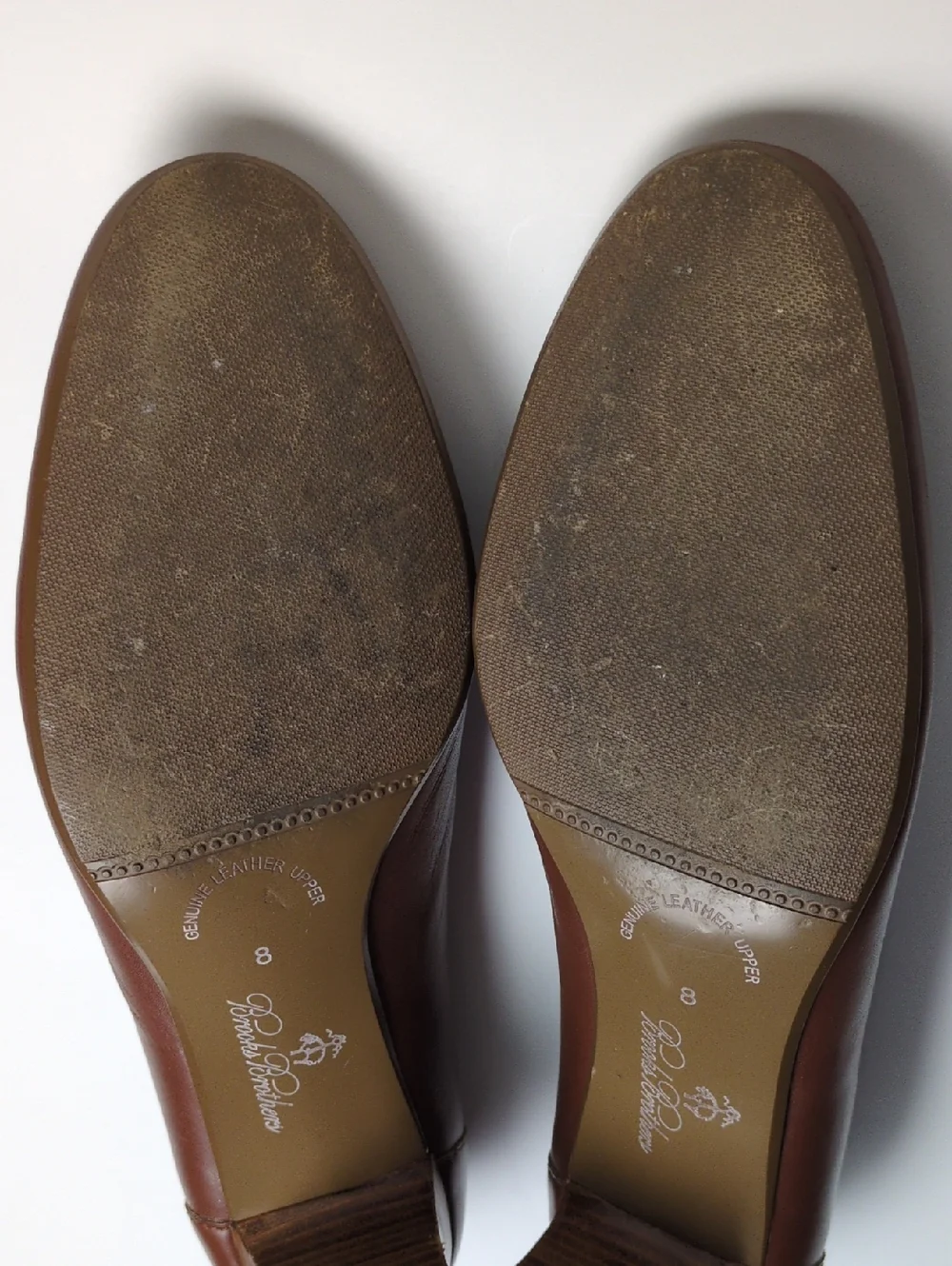 Brooks Brothers Brown Leather Block 2